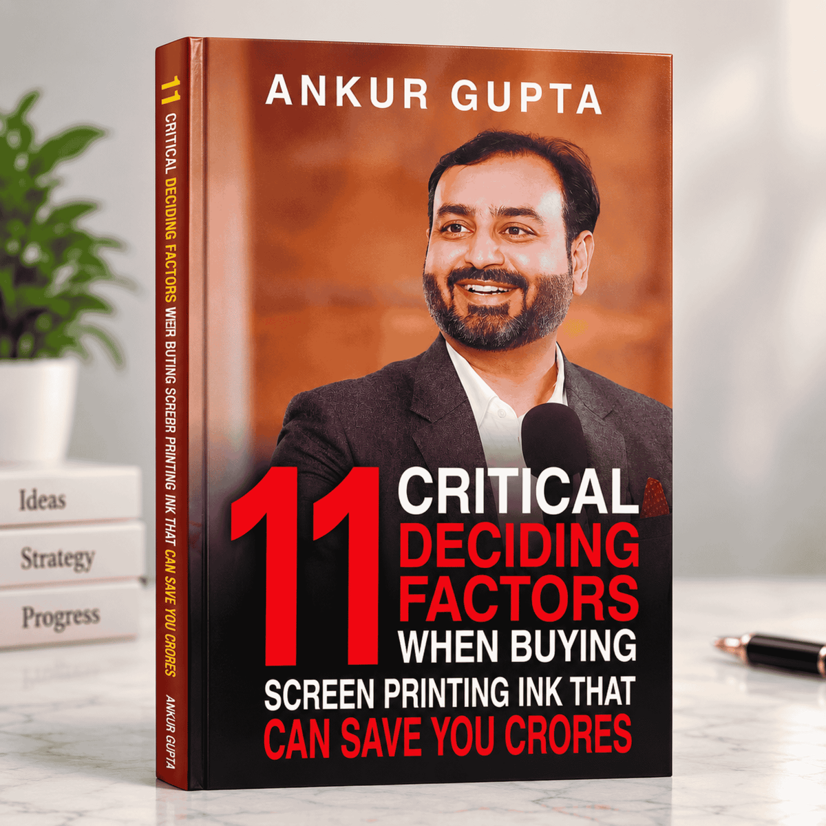 Book "11 Critical Deciding factors when buying Screen printing inks that can save you Crores"