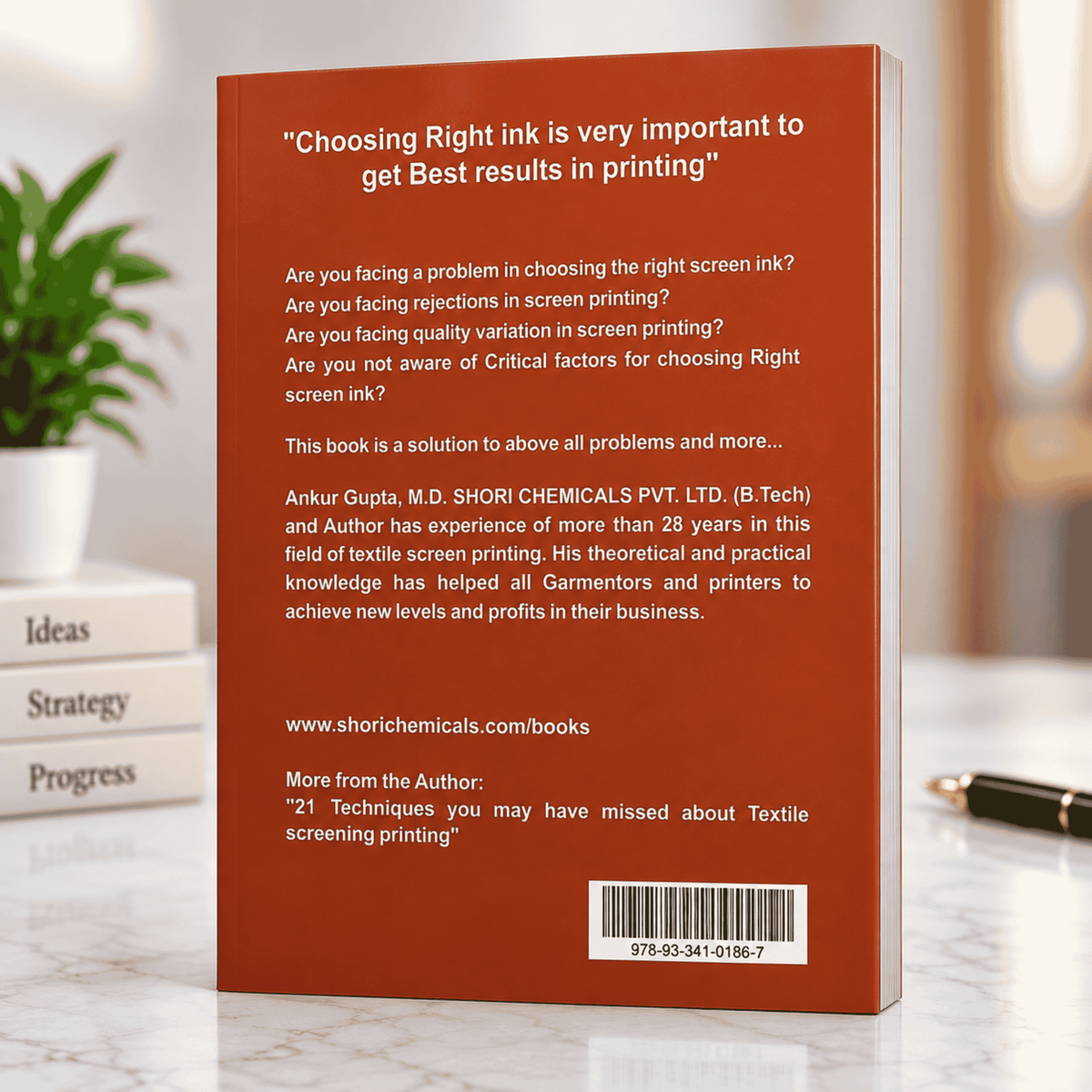 Book "11 Critical Deciding factors when buying Screen printing inks that can save you Crores"
