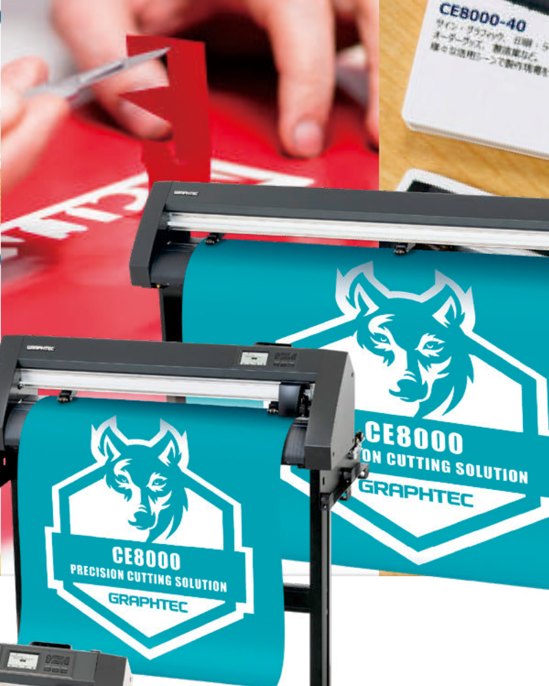 Graphtec CE8000 Series Cutting Plotter — CE8000-60 (60cm) & CE8000-130 (130cm) | Professional Vinyl Cutter for Signs, Stickers, Heat Transfer & Labels