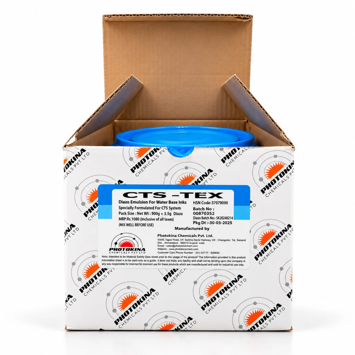 CTS-TEX Diazo Emulsion for Water-Based Inks – Photokina Chemi