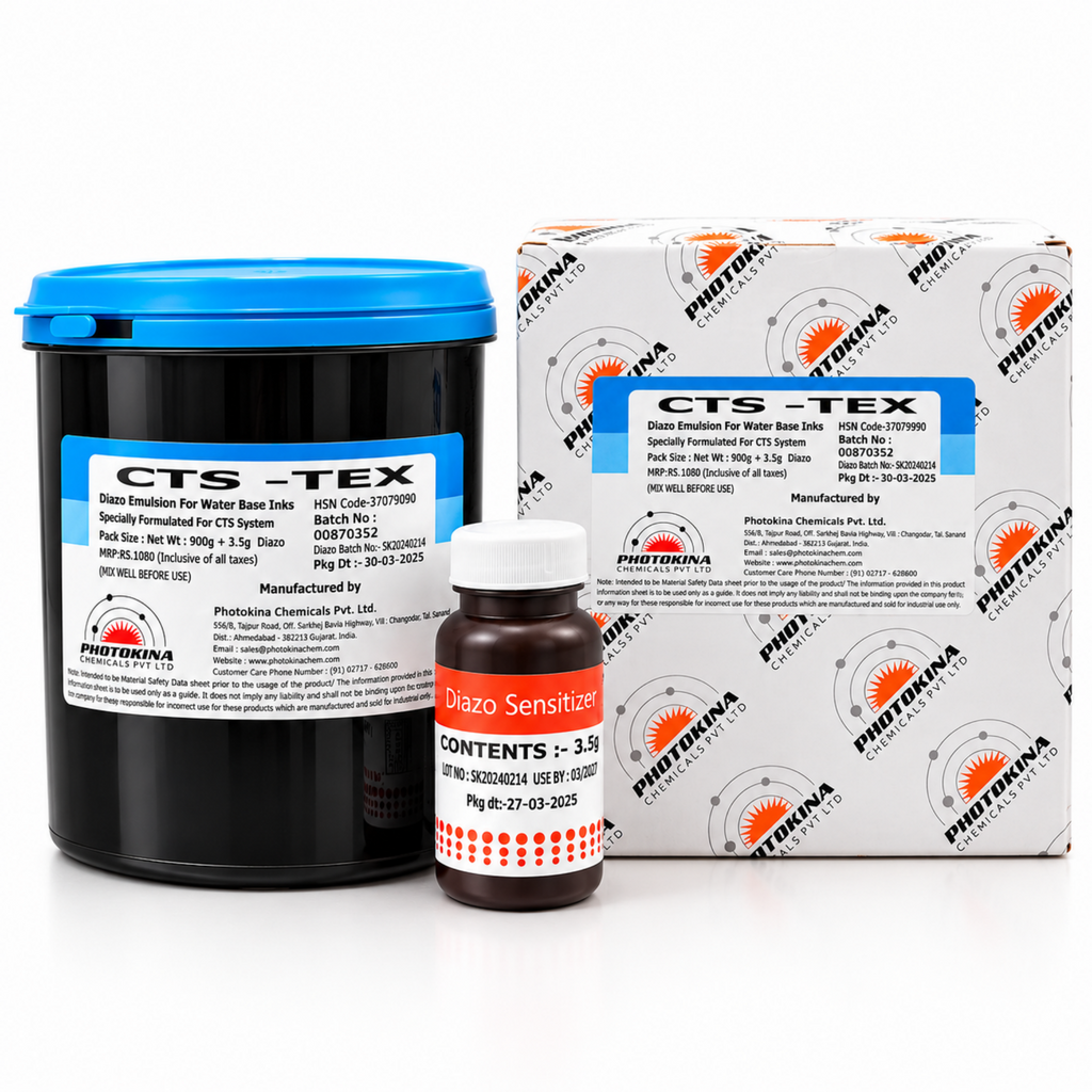 CTS-TEX Diazo Emulsion for Water-Based Inks – Photokina Chemi
