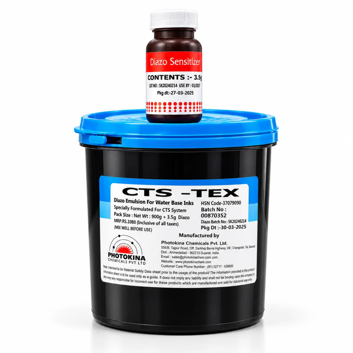 CTS-TEX Diazo Emulsion for Water-Based Inks – Photokina Chemi