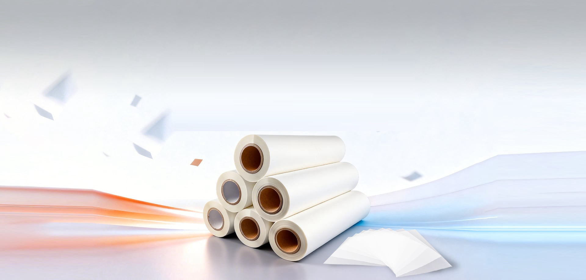 Rolls of DTF transfer film